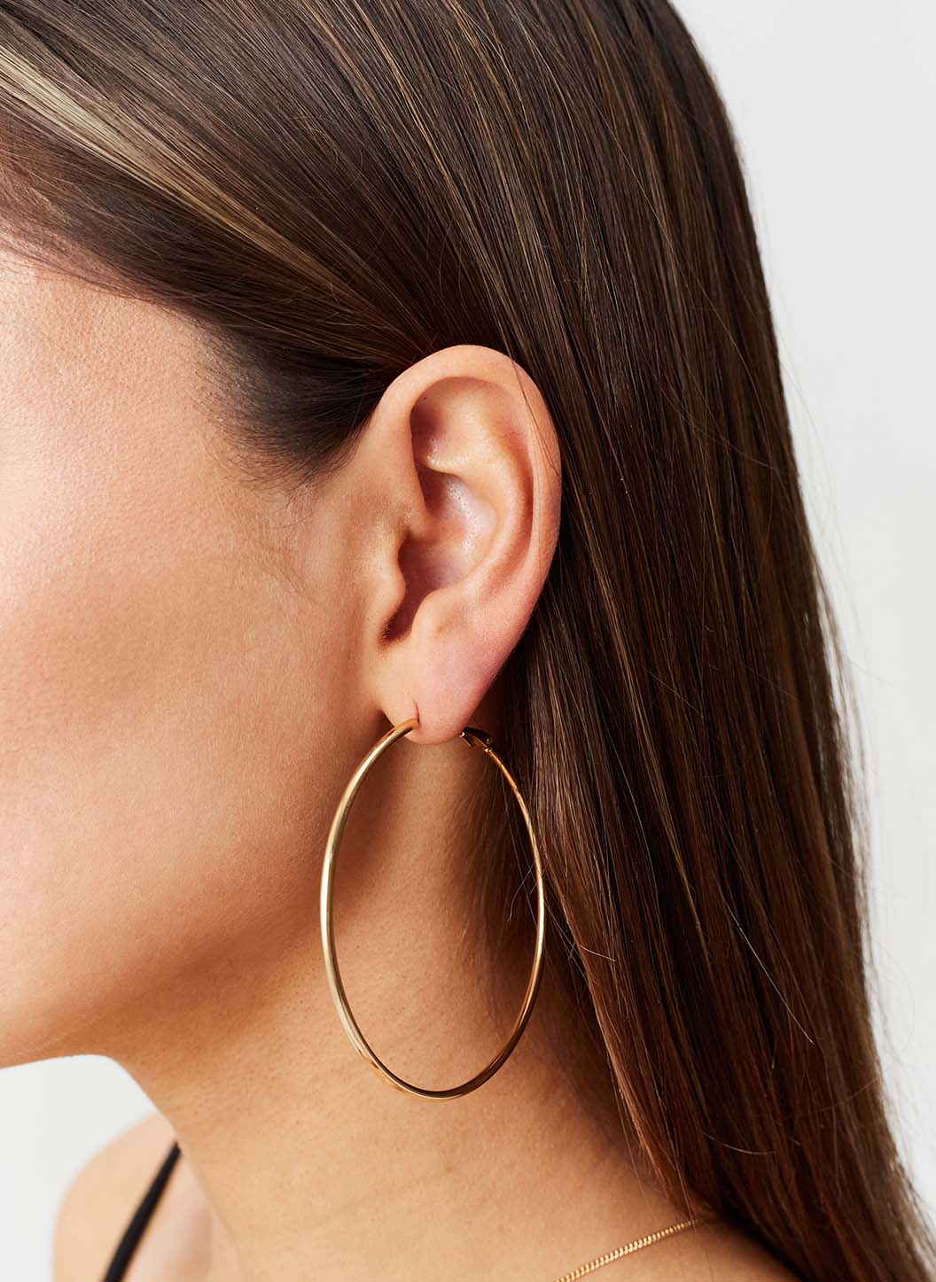 Gold Large Hoop Earrings | Official Site