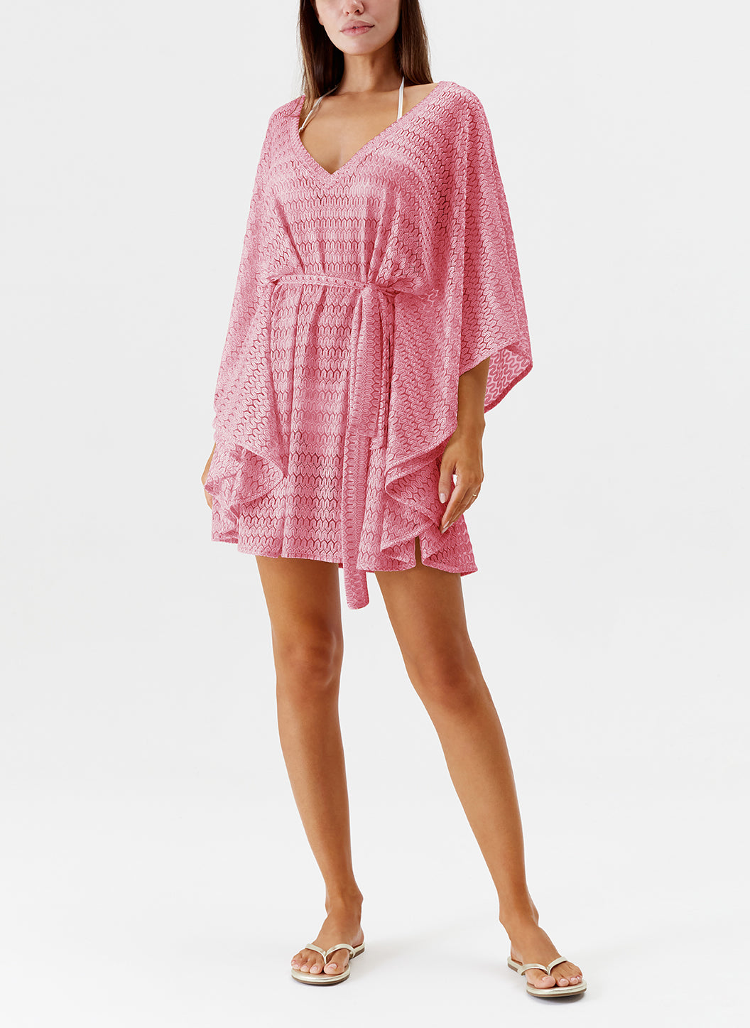 Exclusive Petra Pink Gold Kaftan | Official Site