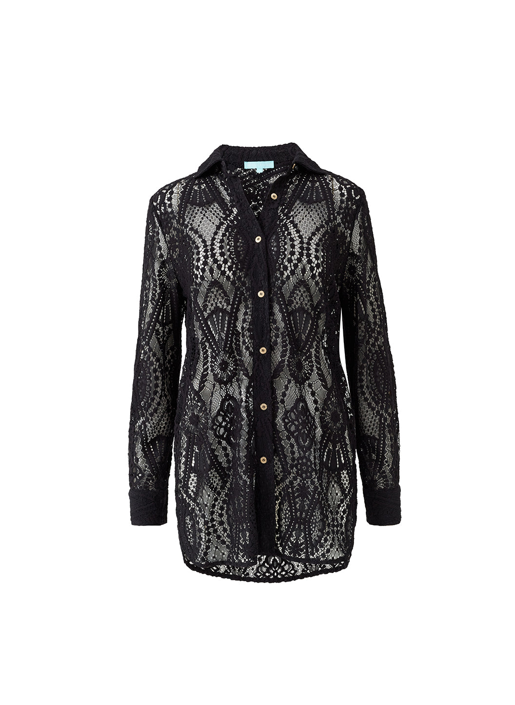 Aliyah Black Lace Shirt | Official Site