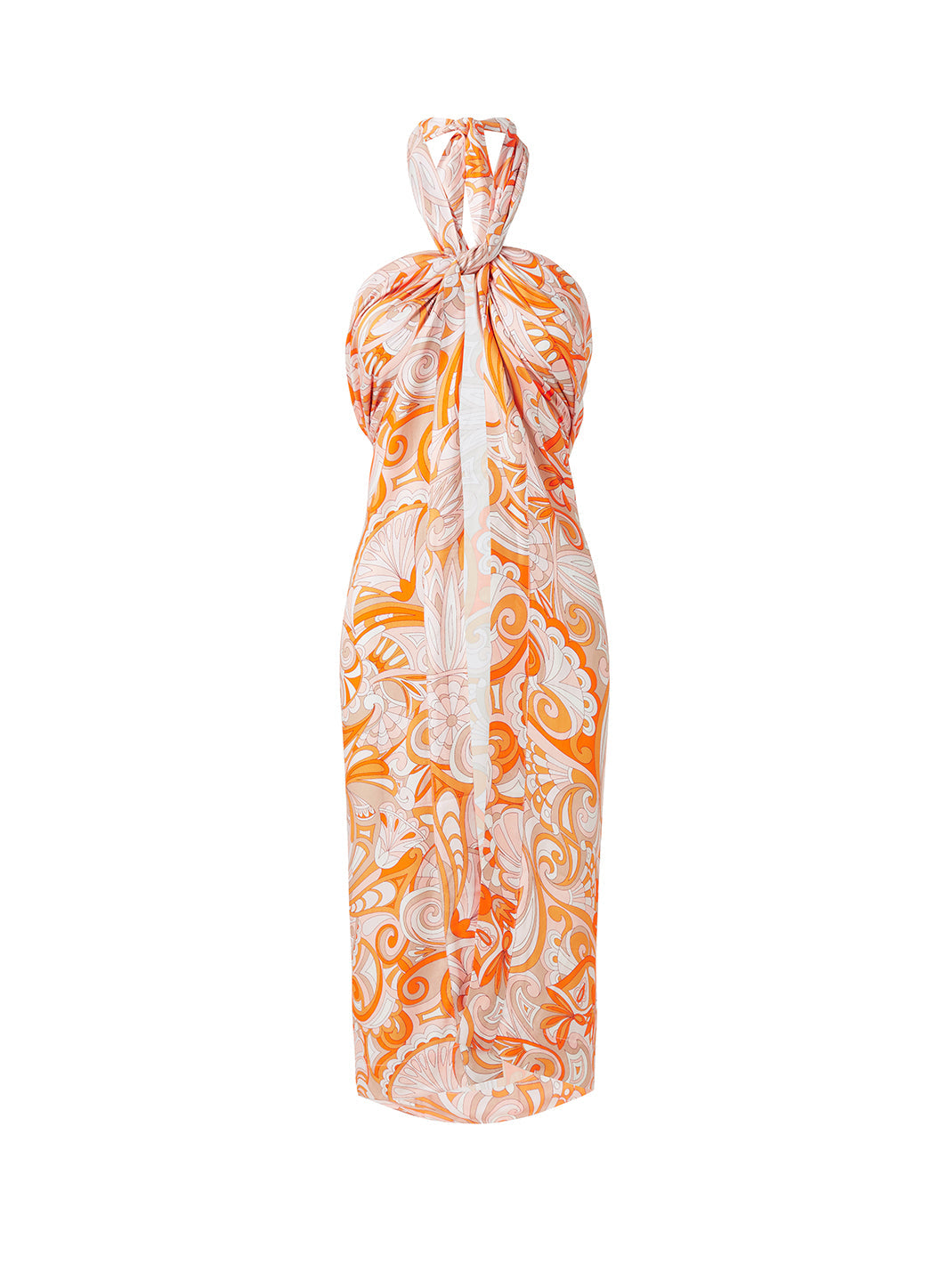 Ellie Orange Mirage Sarong | Official Site Ellie Orange Mirage Sarong | Official Site