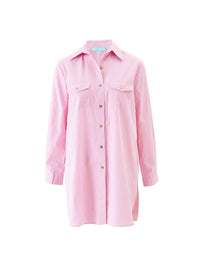 francesca pink stripe shirt cutouts 2024