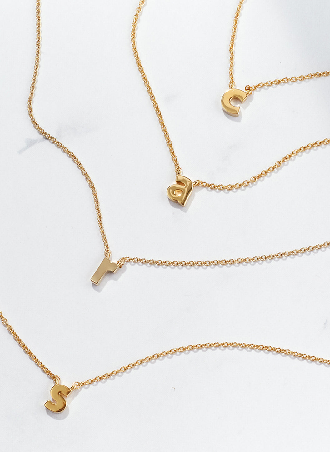 Gold C Letter Pendant Official Site