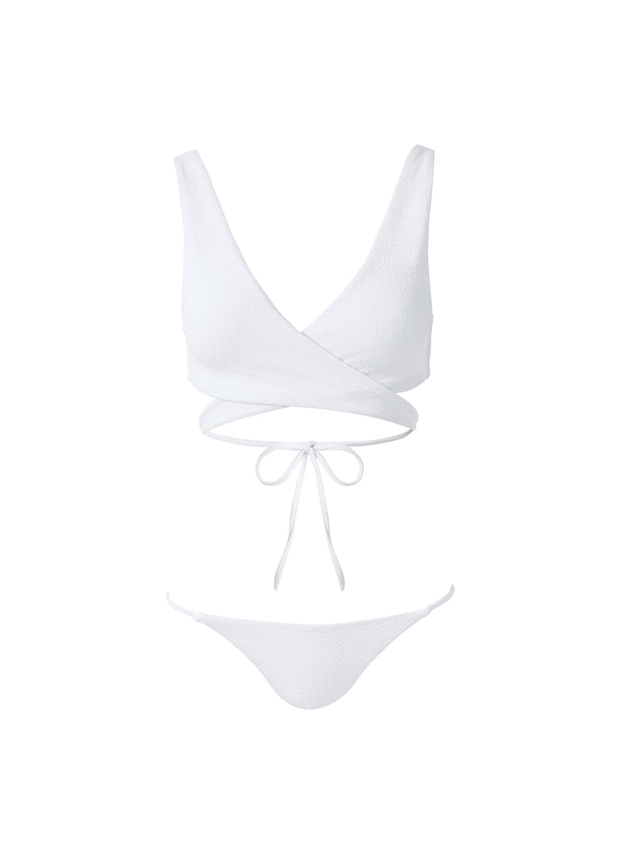 livorno white weave bikini cutouts 2024