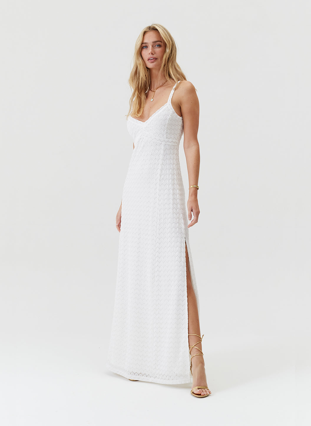 Firosa Dress - White