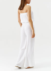 naomi white jumpsuit model 2024 B