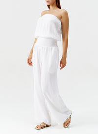naomi white jumpsuit model 2024 F