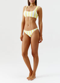 ponza sunray stripe bikini model 2024 F