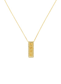 Gold Love Crystal Pendant-2024