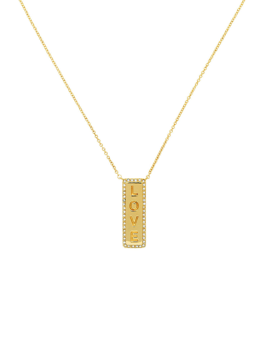 Gold Love Crystal Pendant-2024