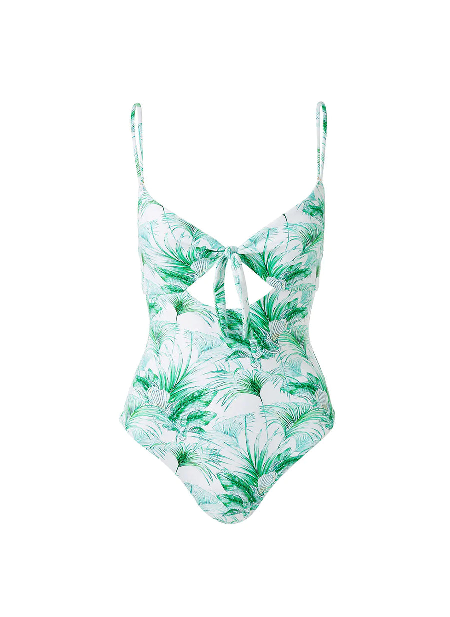 Amalfi Palm Swimsuit Cutout 2023