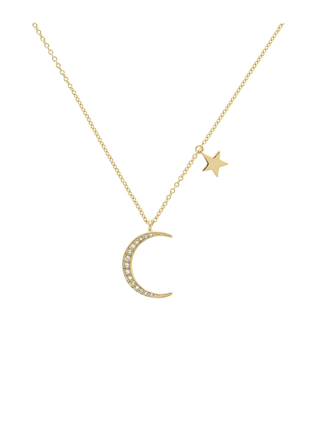 Swarovski star and moon necklace deals