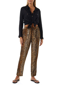 Jude Cheetah Print Trousers