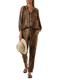 Jude Cheetah Print Trousers