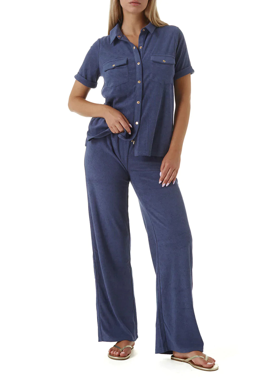MELISSA ODABASH Women Tori Tan Button Shirt