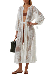 Yasmin White Kaftan