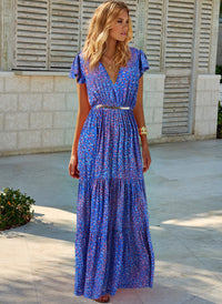 Blue jay Petal Dress