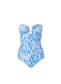 Argentina Waterfall Triangle Trim Bandeau One Piece 2020