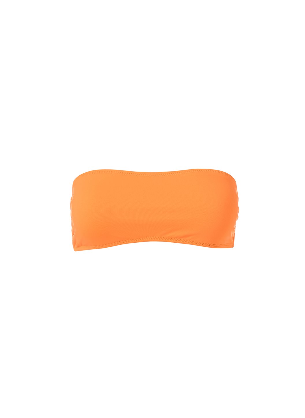 Orange bandeau hot sale bikini top