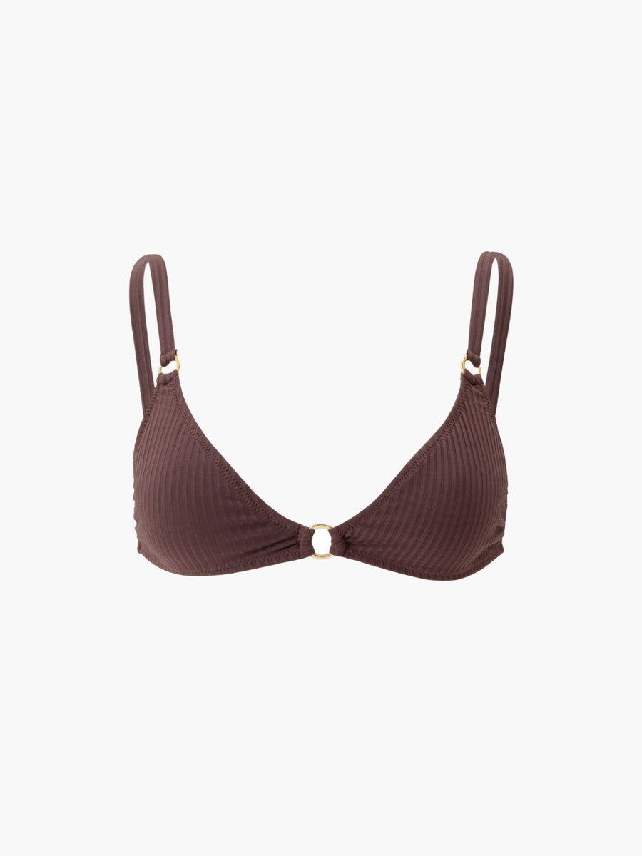 Montenegro Brown Bikini Top