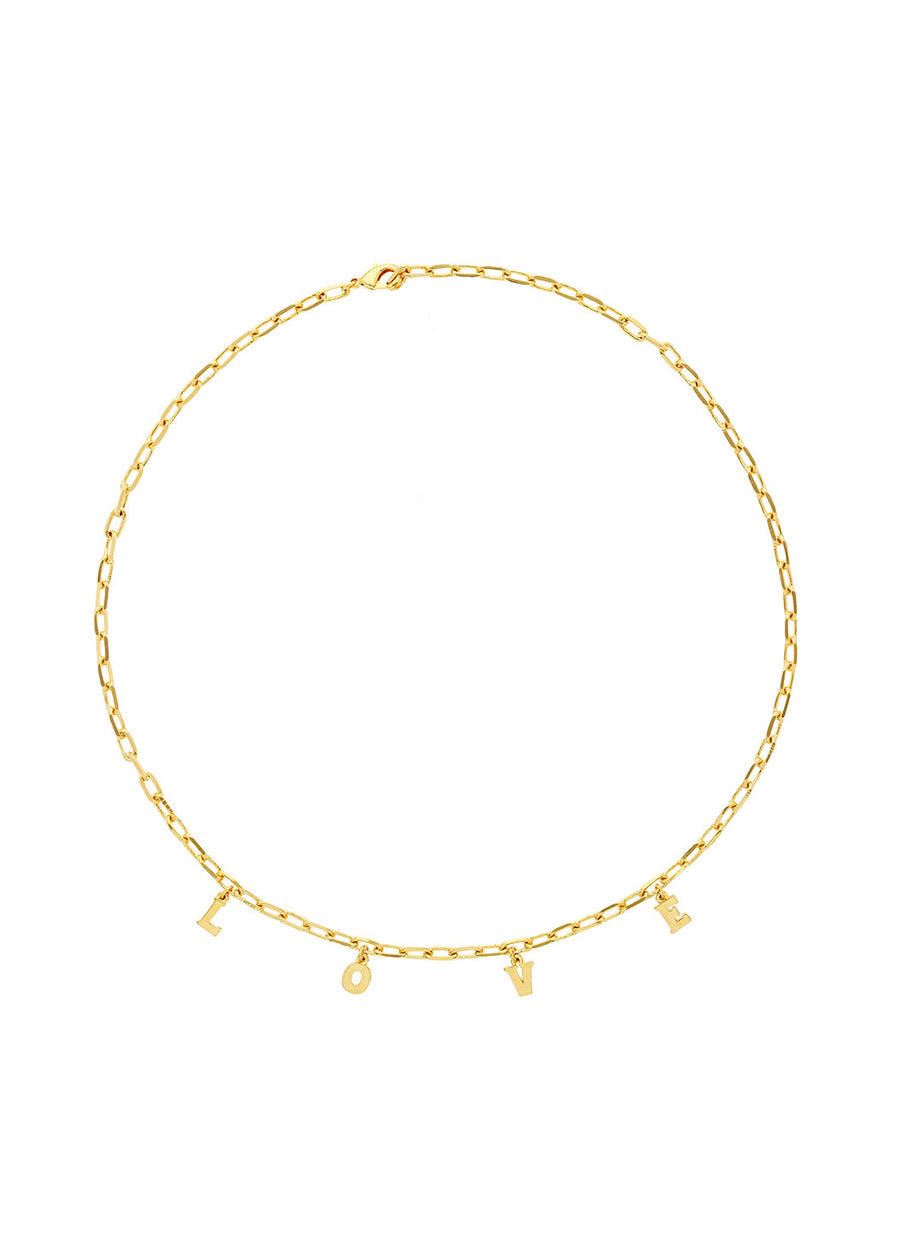 Gold Love Necklace -2024