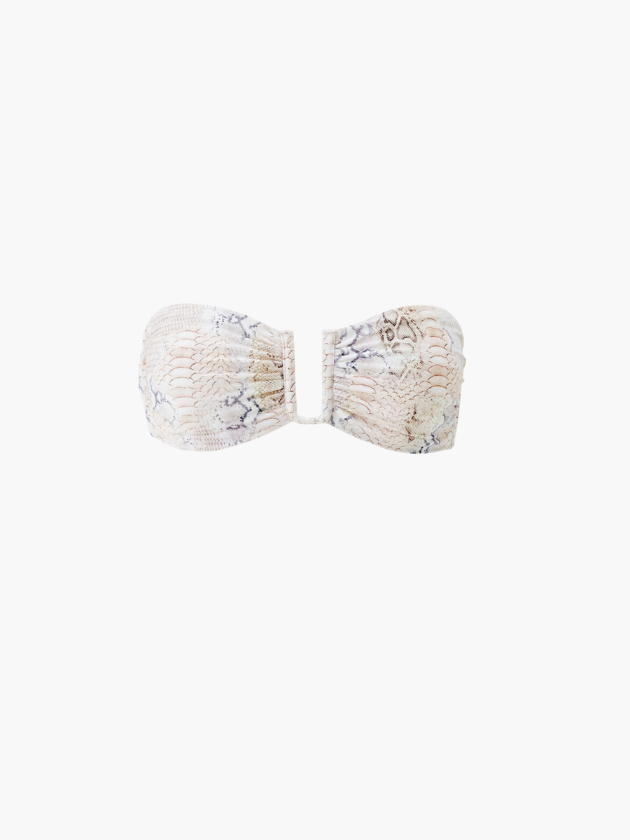 Prague Lizard Bikini Top