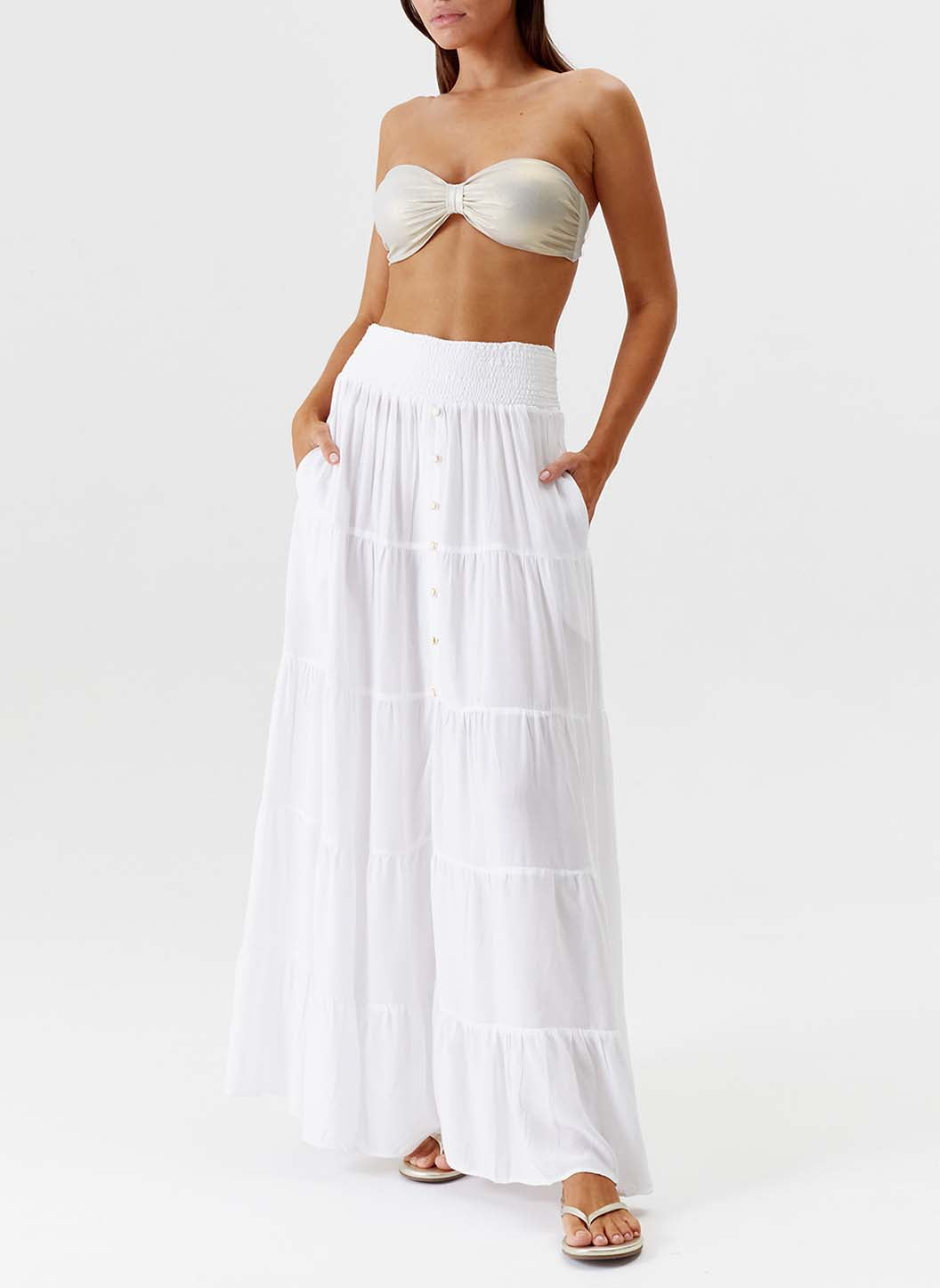 Dee White Skirt | Official Site