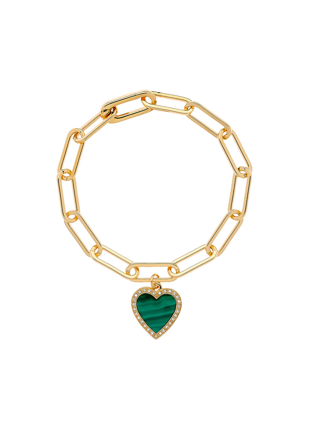 Malachite Heart Bracelet-2024