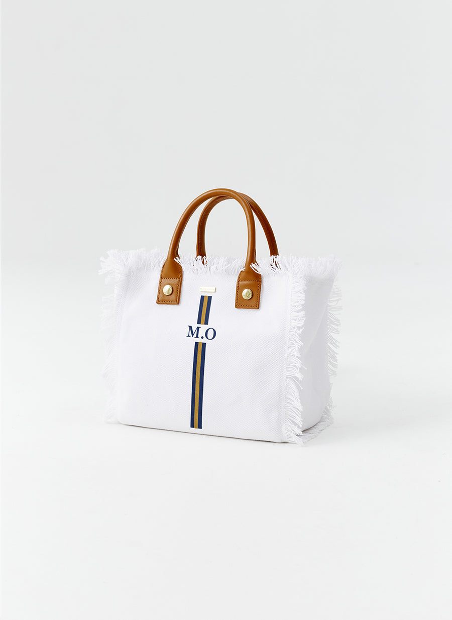 Porto Cervo White Navy/Gold