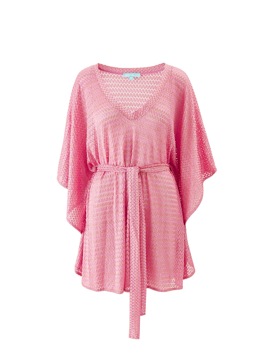 Petra Pink Gold Kaftan Cutout 