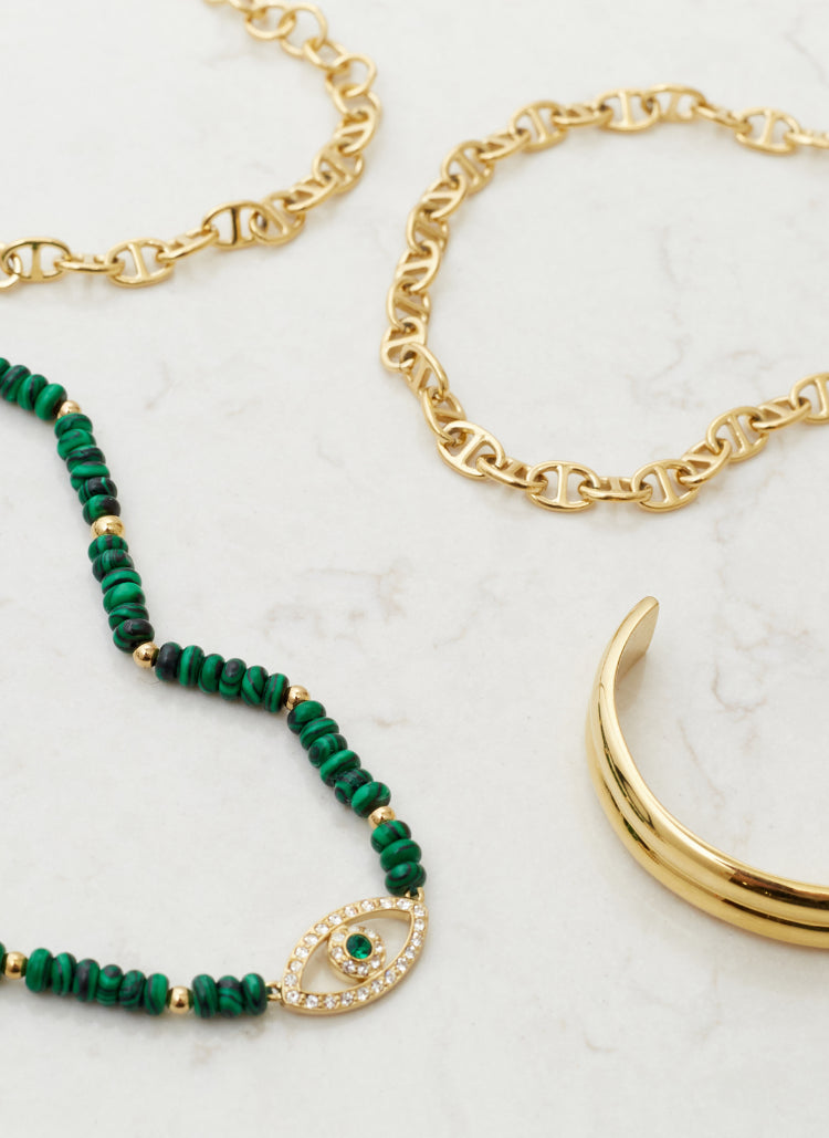 Gold Open Link Chain Necklace | Official Site