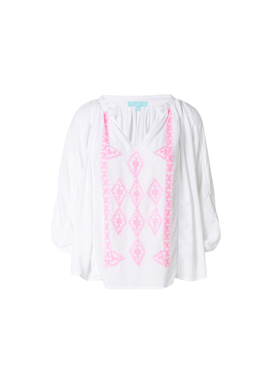 aliya white pink shirt cutout 2024