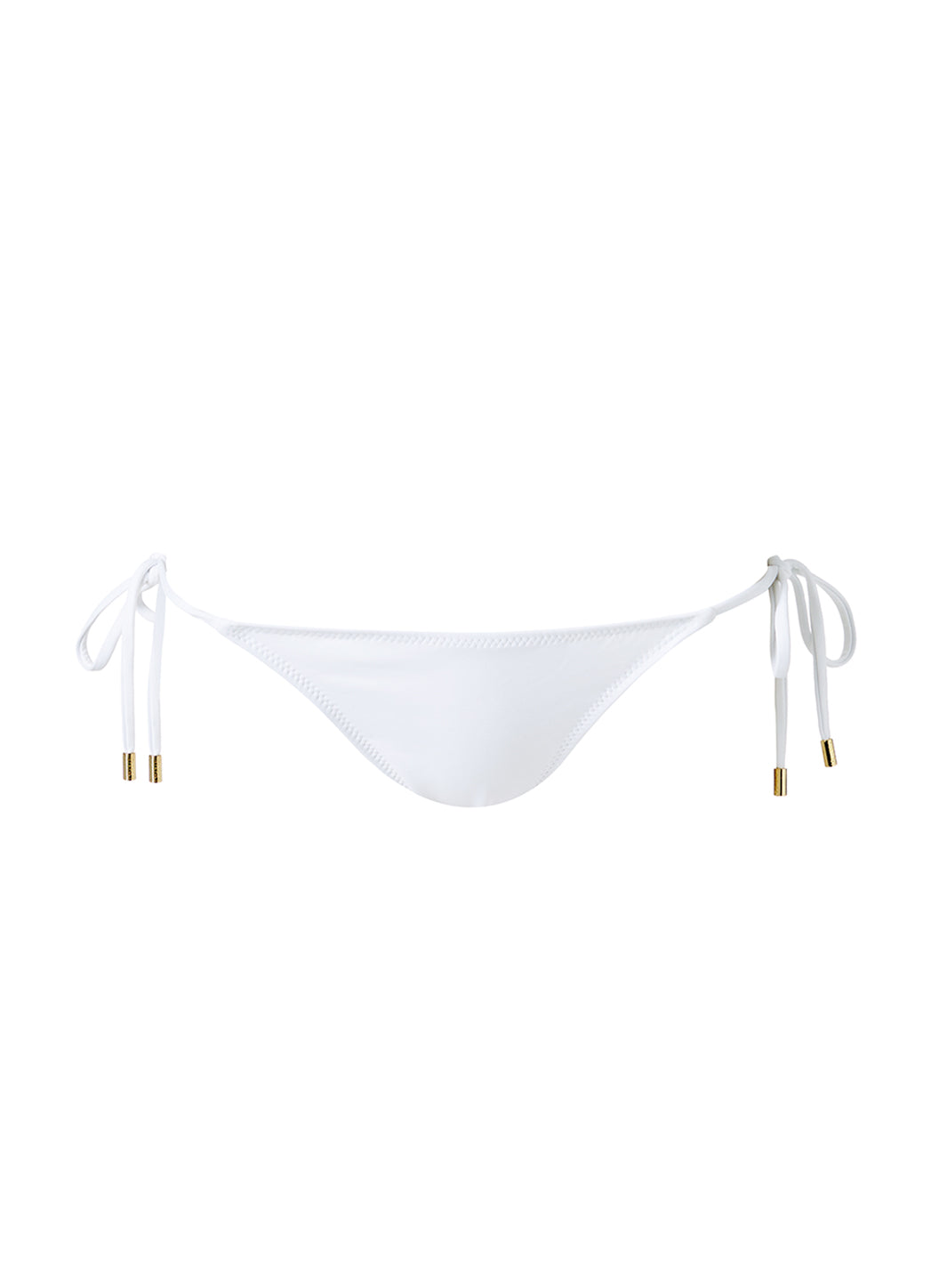Melissa Odabash Andorra White Tie Side Bikini Bottom - 2024 Collection