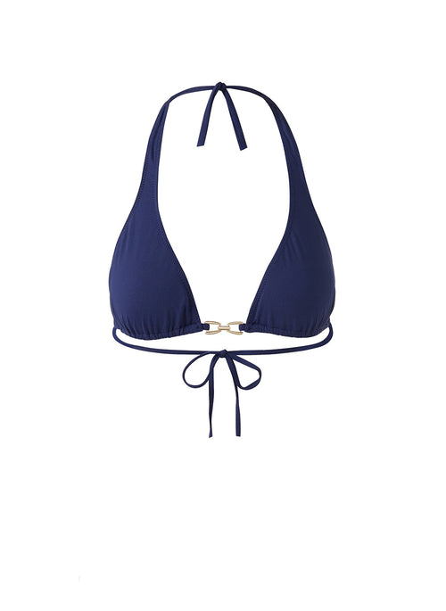 antibes navy bikini top cutouts 2024