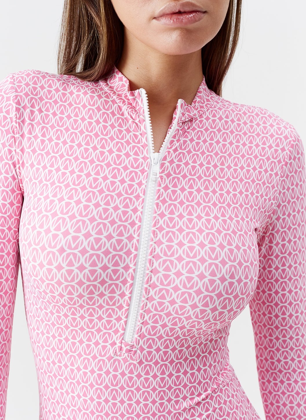 Exclusive Aruba Pink Geo Swimsuit | Official Site