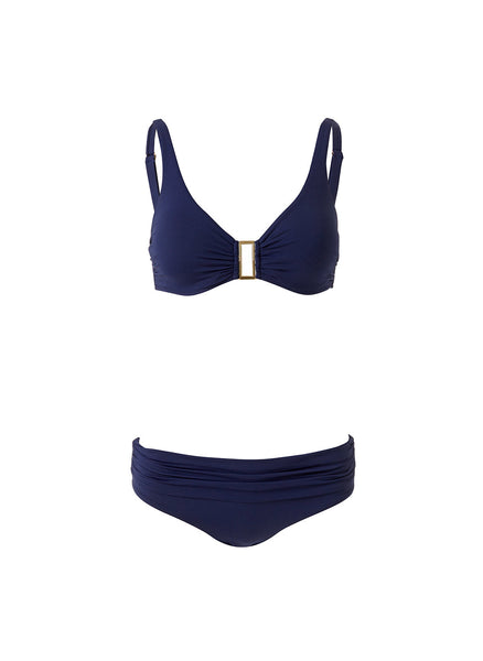 【Melissa Odabash】 Bel Air ruchedビキニボトム Bel Air Ruched Bikini Bottom
