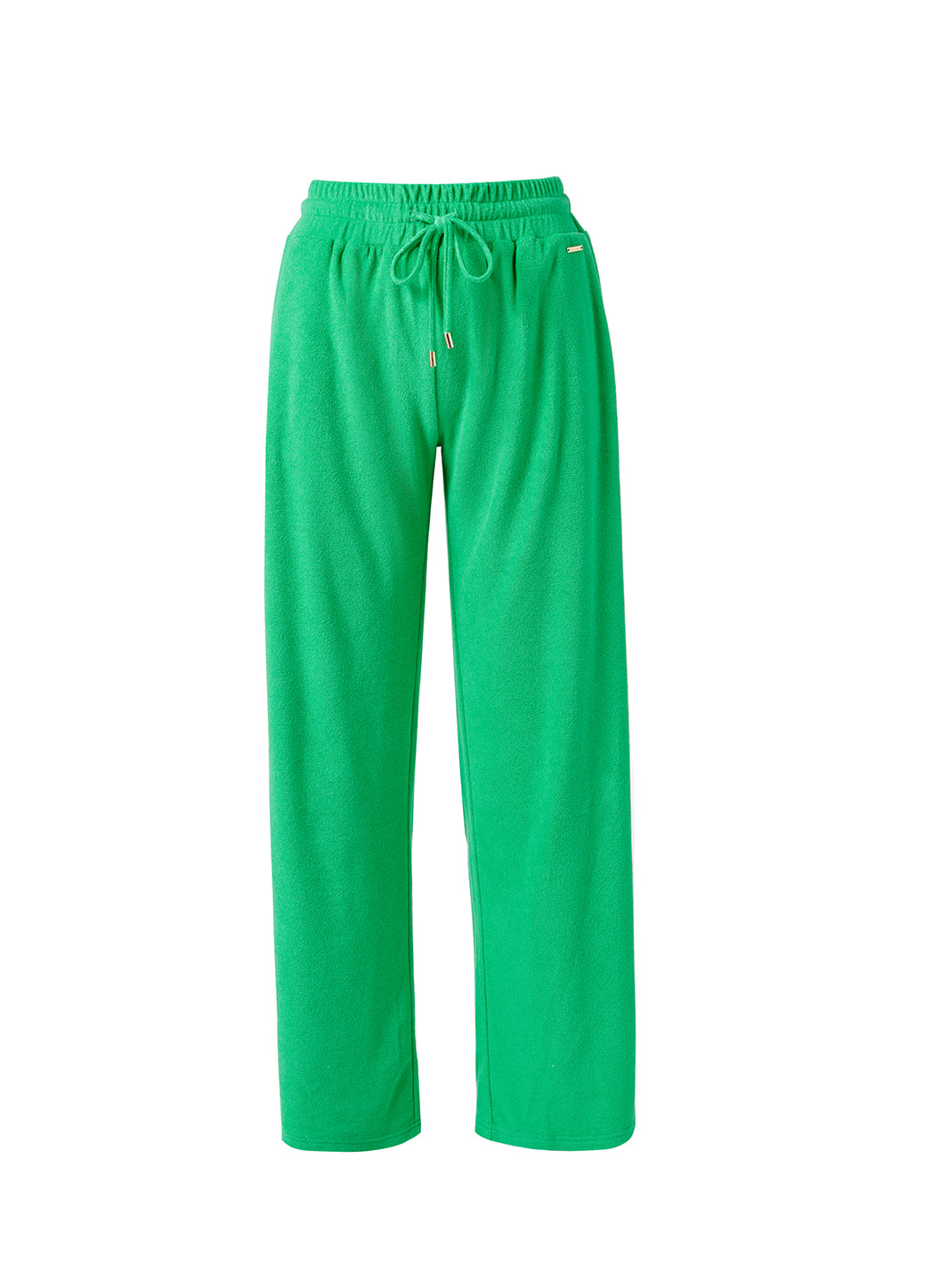 Melissa Odabash Betty Green Terry Straight Leg Trousers - 2024 Collection