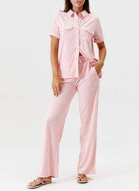 Melissa Odabash Betty Rose Terry Straight Leg Trousers - 2024 Collection