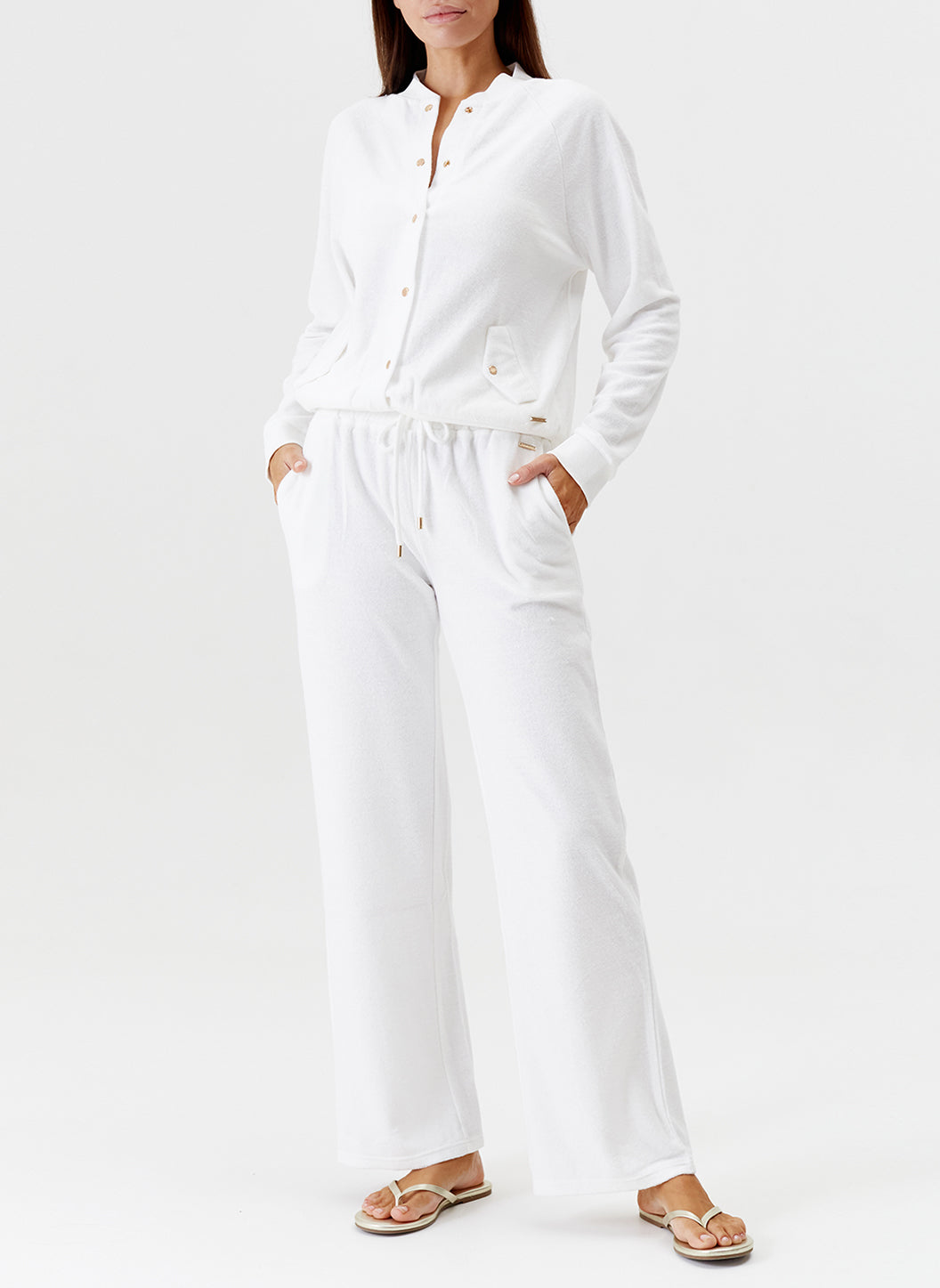 Melissa Odabash Betty White Terry Straight Leg Trousers - 2024 Collection