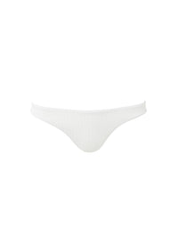 Melissa Odabash Brisbane Ivory Ribbed Hipster Bikini Bottom - 2024 Collection