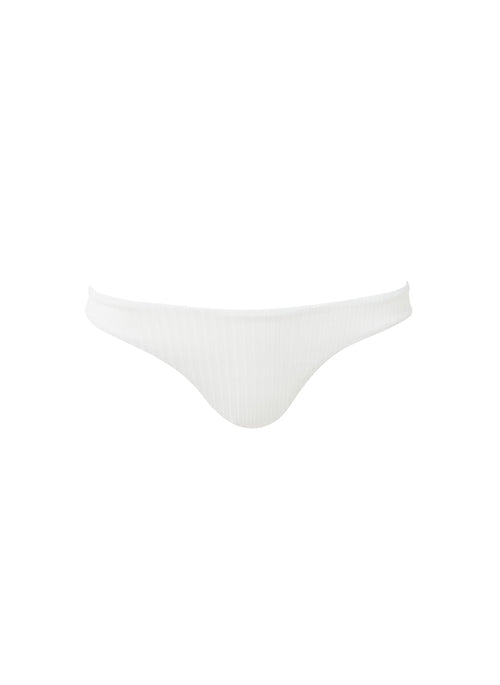 Melissa Odabash Brisbane Ivory Ribbed Hipster Bikini Bottom - 2024 Collection