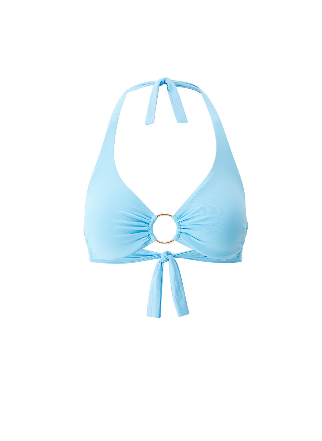Brussels Celeste Bikini Top