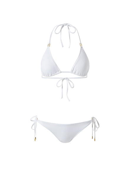 Coco pleats swimwear【white】 cancun-white-