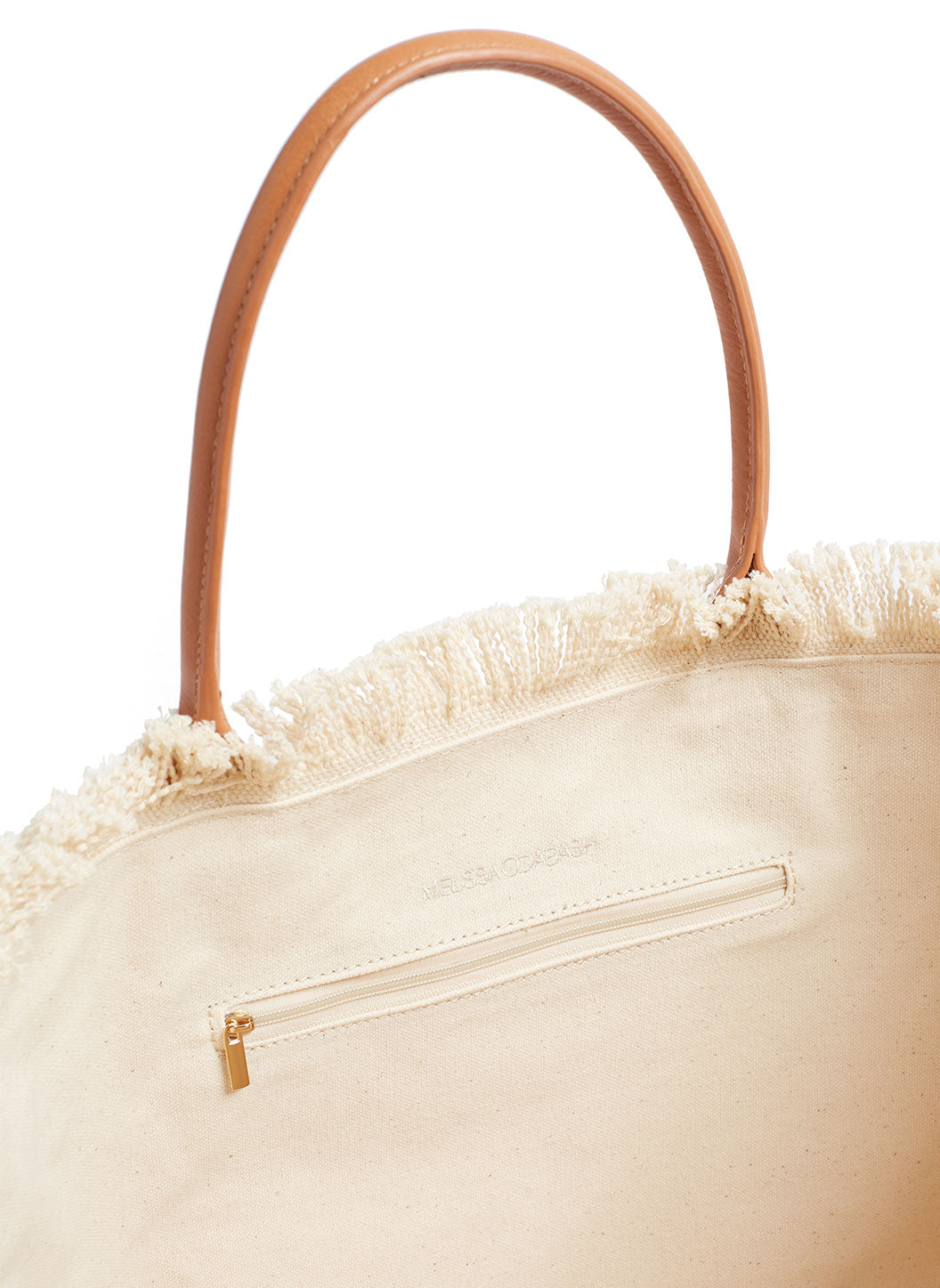 Melissa Odabash Cap Ferrat Beige/Tan Beach Tote - 2024 Collection