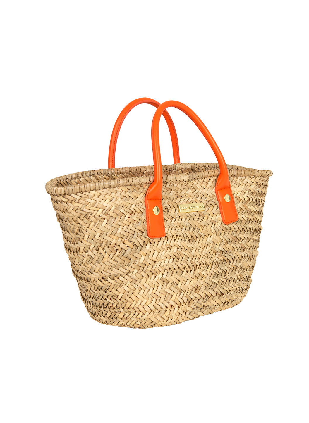 Melissa Odabash Corsica Natural/Orange Tote - 2024 Collection