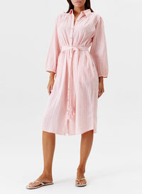 Melissa Odabash Cressida Rose Belted Shirt Dress - 2024 Collection