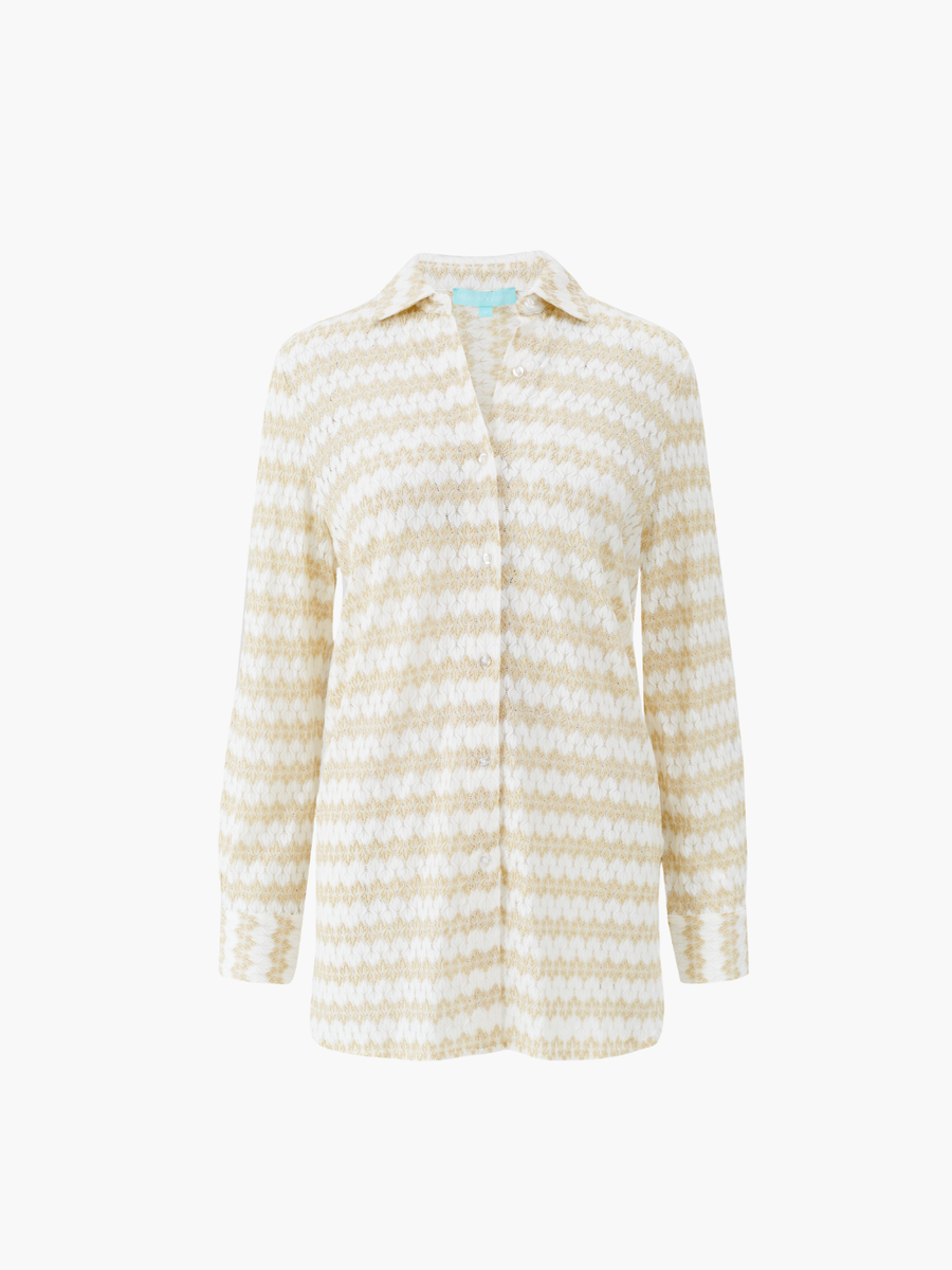 Daria Gold/White Shirt