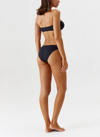 Melissa Odabash Eze Black Popper Front Bandeau Bikini - 2024 Collection