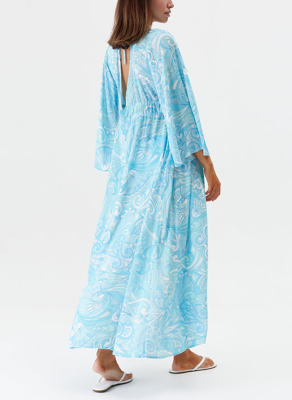 Sage Mirage Kaftan Set
