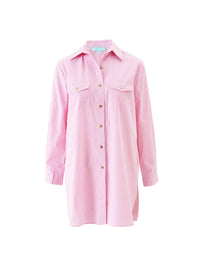 francesca pink stripe shirt cutouts 2024