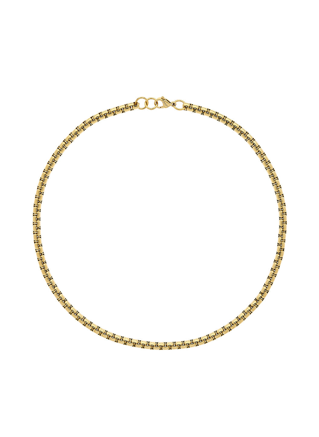 Gold Rope Chain Necklace